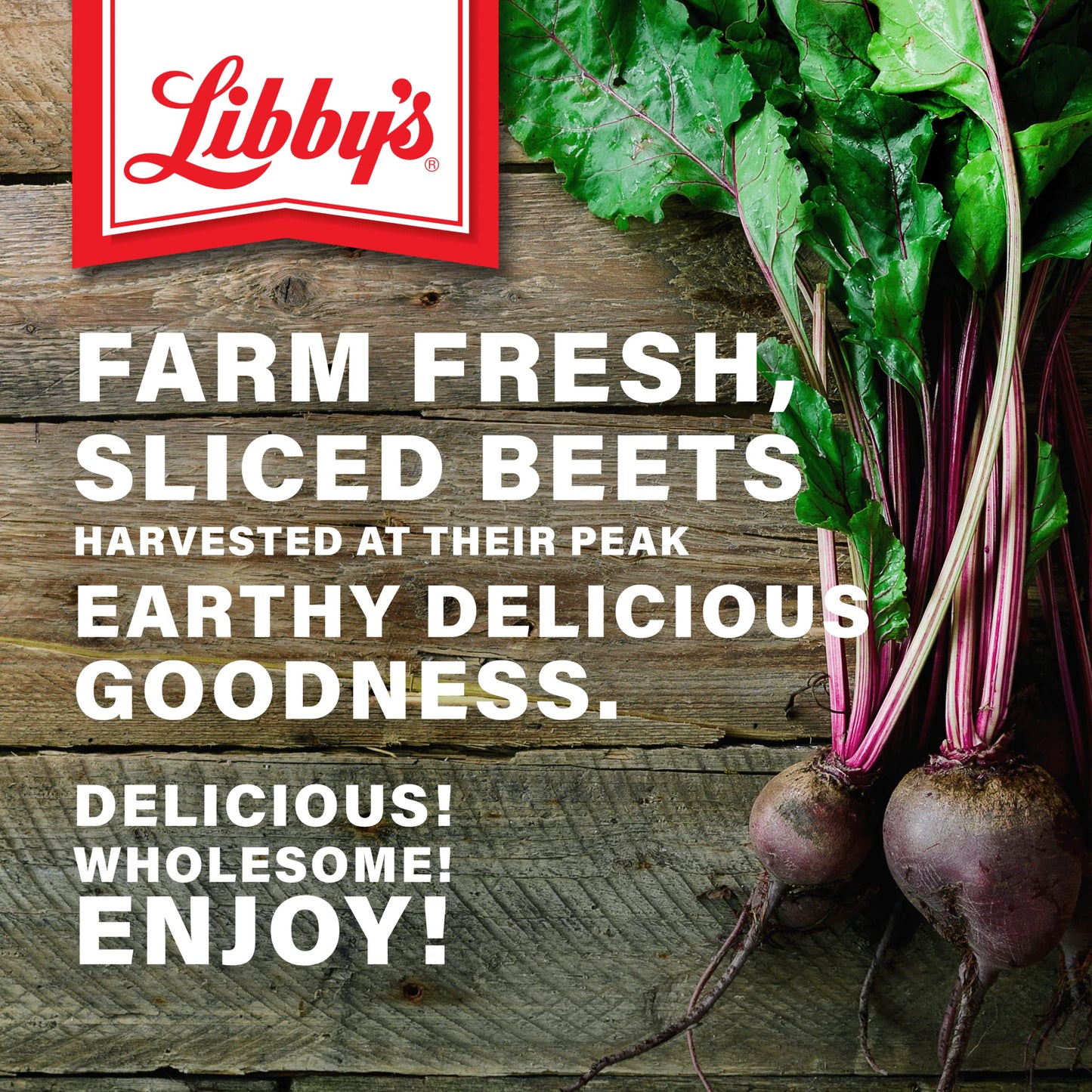 Libby'S Sliced Beets | Deliciously Earthy Flavor | Deep Vibrant Ruby Red-Purple | Seasoned With Sea Salt | Grown & Made In The U