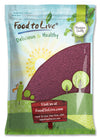 Food to Live Black Elderberry Powder, 8 Pounds - Raw Dried Berries, Unsulfured, Vegan, Bulk, for Baking, Juices, Smoothies, Yogu