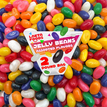 Jelly Beans Candy | 2 Pound Bag | Assorted Flavors | Classic Chewy Treat