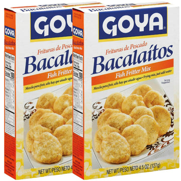 Goya Bacalaitos Codfish Fritter Mix, 4.5 oz (Pack of 2)