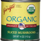 Giorgio Mushrooms, Sliced, Organic, 4-Ounce (Pack of 12)