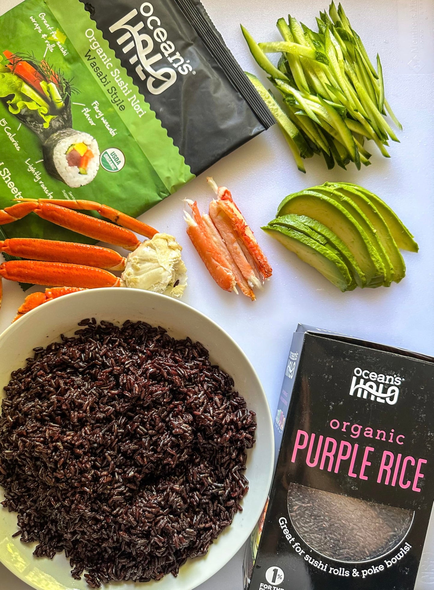 Oceans Halo Purple Rice, Organic, Vegan, Gluten-Free Ingredients, 32 Oz