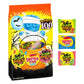 SOUR PATCH KIDS Original, Watermelon & SWEDISH FISH Mini Halloween Candy Variety Pack, Bulk Candy, 100 Trick or Treat Bags