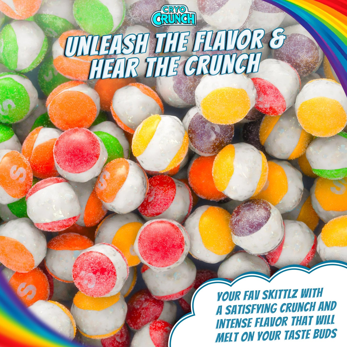 Freeze Dried Sour Candy (10Oz) By Primary Colors Candy - Freeze Dried Candy Sour - Freeze Dry Candy
