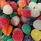 Assorted Sugar Sanded Fruit Juju Gum Drops - 1 Lb Of Fresh Delicious Bright Chewy Lemon Lime Orange Cherry Pineapple Grape Bulk