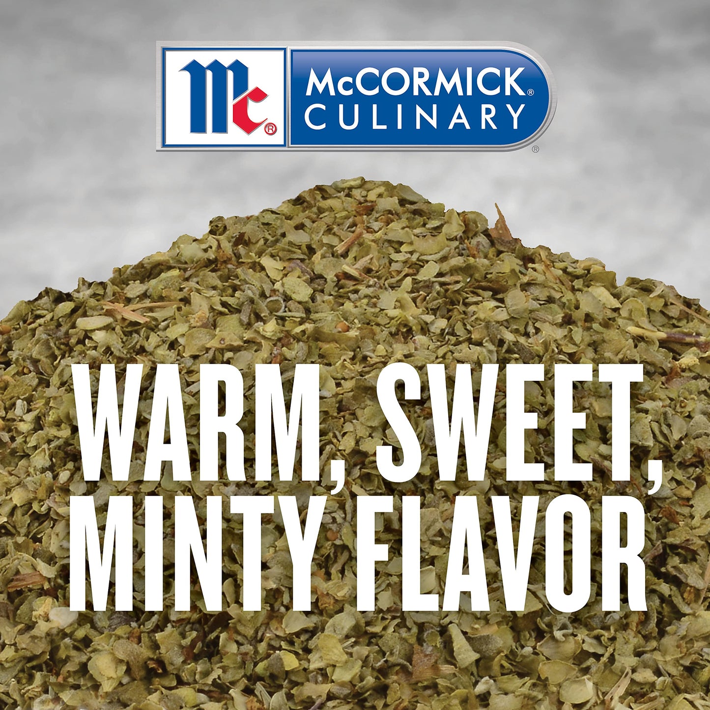 McCormick Culinary Marjoram Leaves, 4 oz - One 4 Ounce Container of Marjoram Spice for a Bitter, Minty Flavor, Ideal in Stews, S