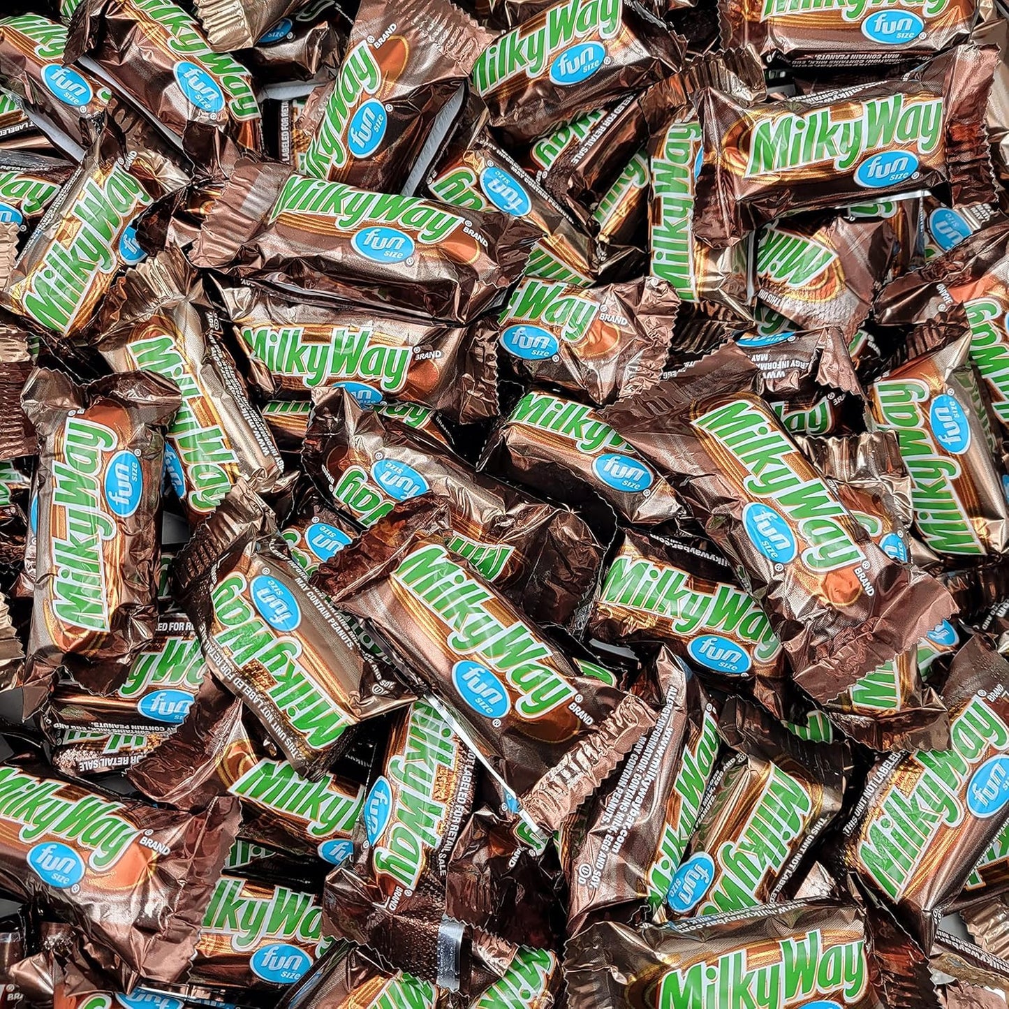 MiIky Way Chocolate Candy with Caramel & Nougat - 2LB Bulk Bag - Individually Wrapped Mini Bars