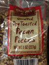 Trader Joes Unsalted Dry Toasted Pecan Pieces (Pack of 2)