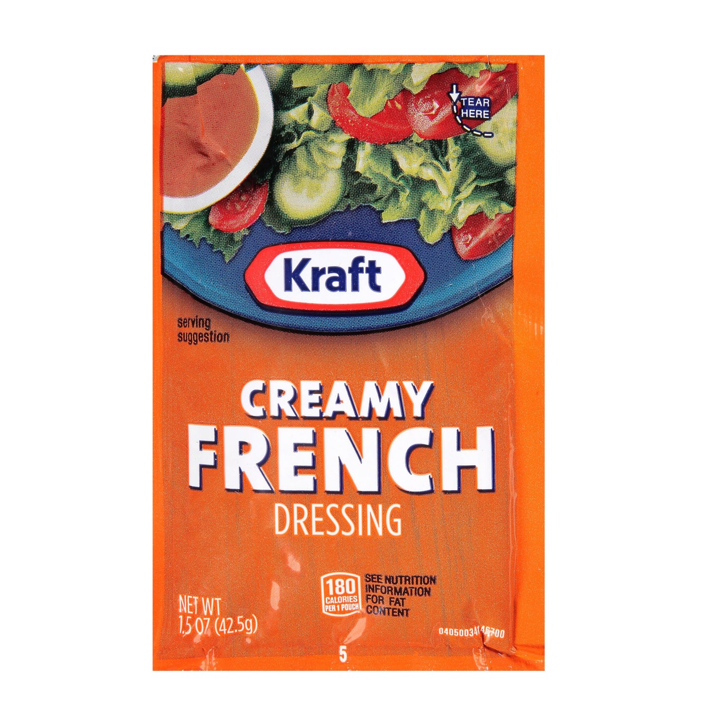 Kraft Creamy French Salad Dressing Single Serve Packet (1.5 Oz Packets, Pack Of 60)
