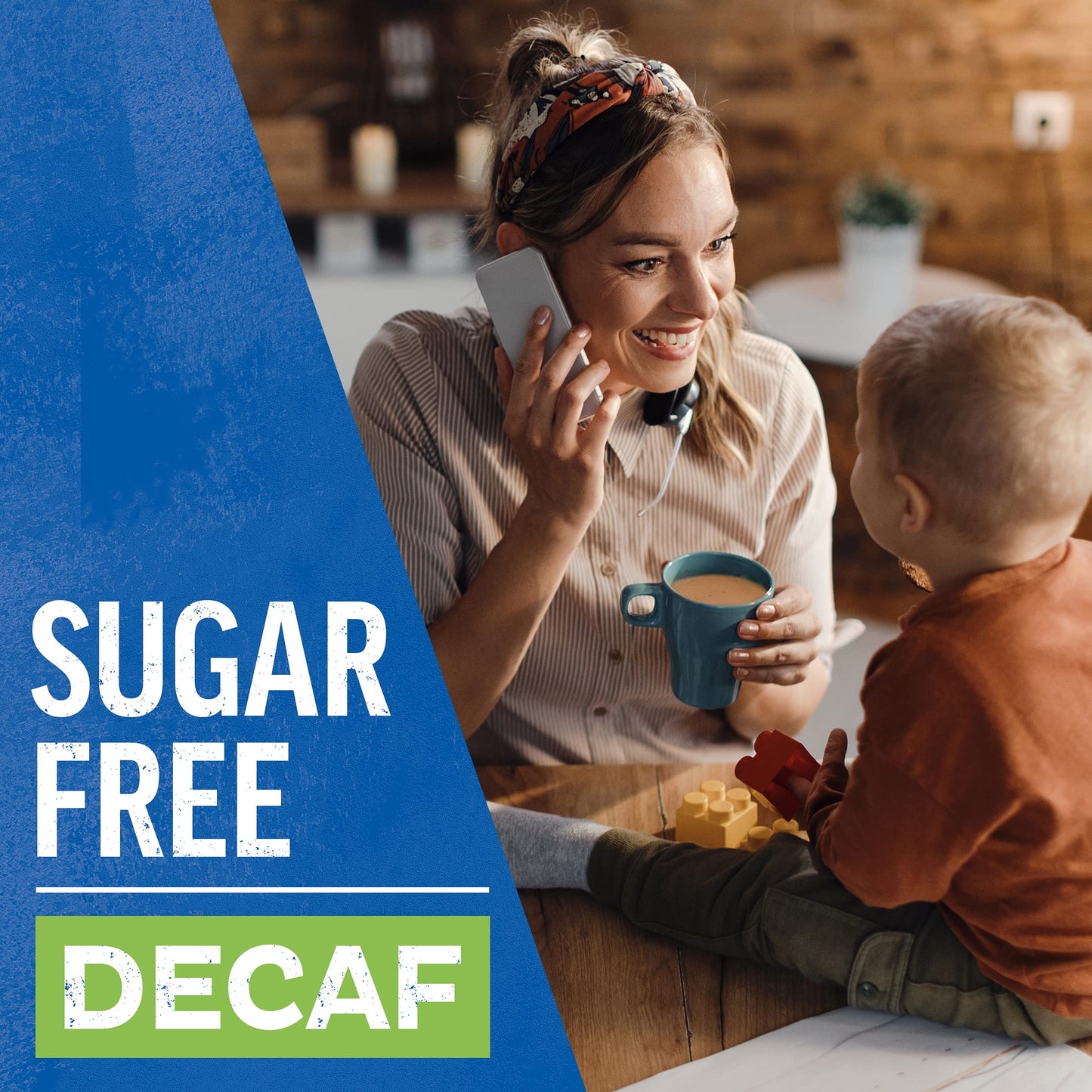 Maxwell House International Suisse Mocha Caf  -Style Decaf Sugar Free Instant Coffee Beverage Mix (8 ct Pack, 4 oz Canister)