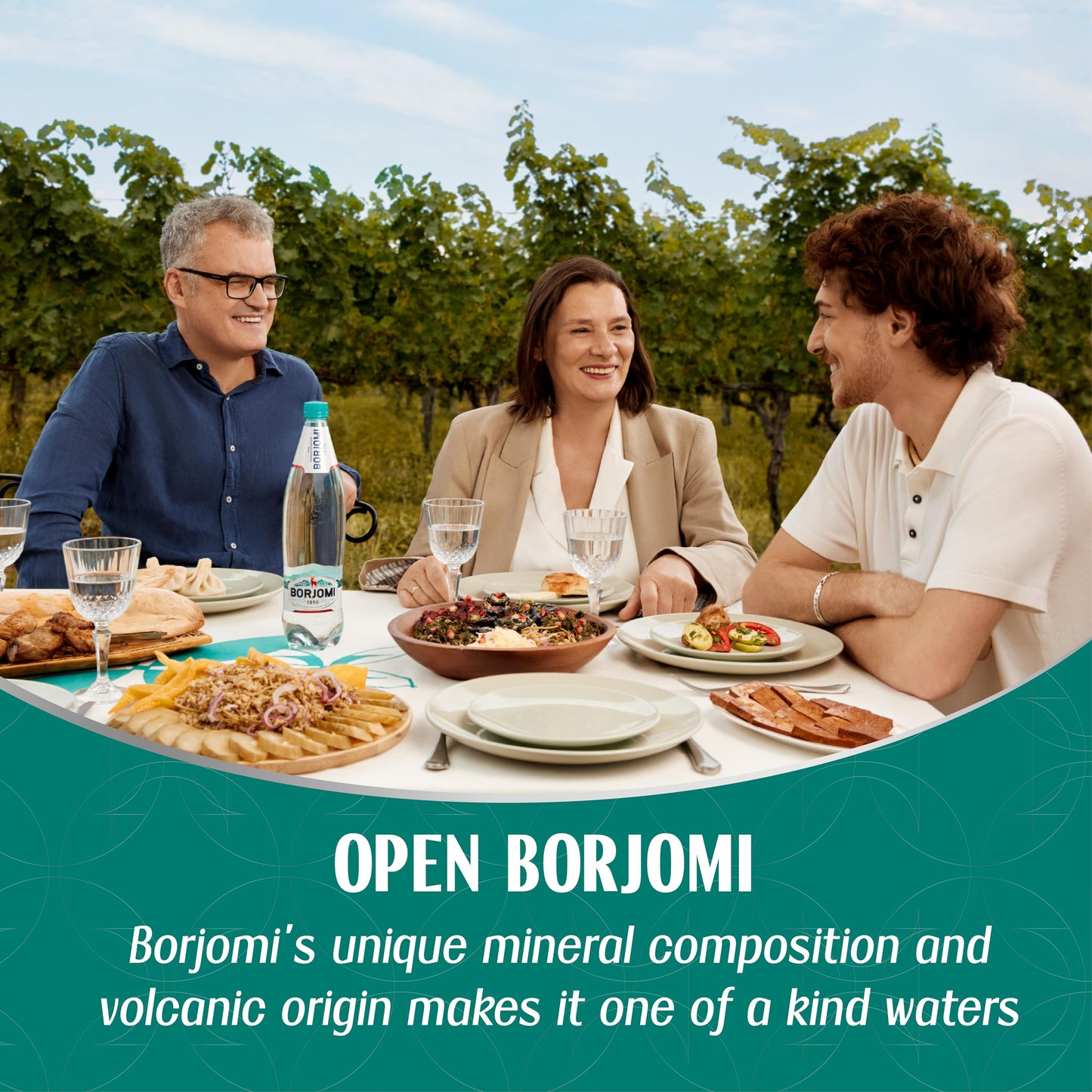 BORJOMI Sparkling Mineral Water from Georgian Volcanic Springs  Canned  Naturally Carbonated  Plain  Unflavored  11.15 fl oz Cans  12 Pack