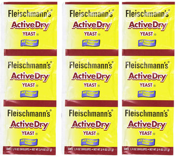 Fleischmann s Active Dry Yeast,0.25 Ounce, 9 Count