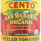 Cento Organic San Marzano Whole Peeled Tomatoes, 28 Oz (Pack of 6) - Canned Plum Tomatoes in Thick Puree with Basil, Grown in Italy