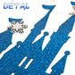 Frozen Castle Birthday Cake Topper Decoration Snowflake Frozen Theme Castle Cake Topper For Winter Wonderland Christmas Party Su