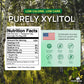 Morning Pep Pure Birch Xylitol (Keto Diet Friendly) Sweetener with no aftertaste 2.5 LBs (Not From Corn) NON GMO KOSHER GLUTEN F