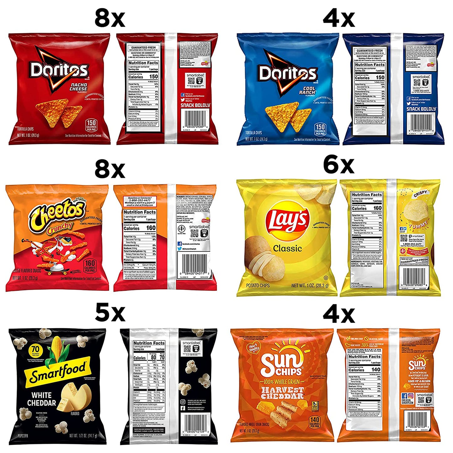 Frito Lay Classic Mix Variety Pack, (Pack Of 35)