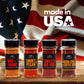 The Spice Lab BBQ Spices and Seasonings Set - 4 Piece Assortment - Grilling Accessories Gift Kit for Barbecues and smoky aroma