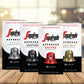 Segafredo Zanetti Espresso compact pieces - Extra Dark Roast, Intensity 12, Aluminum Pods for Nespresso Original Machines, 10 Count