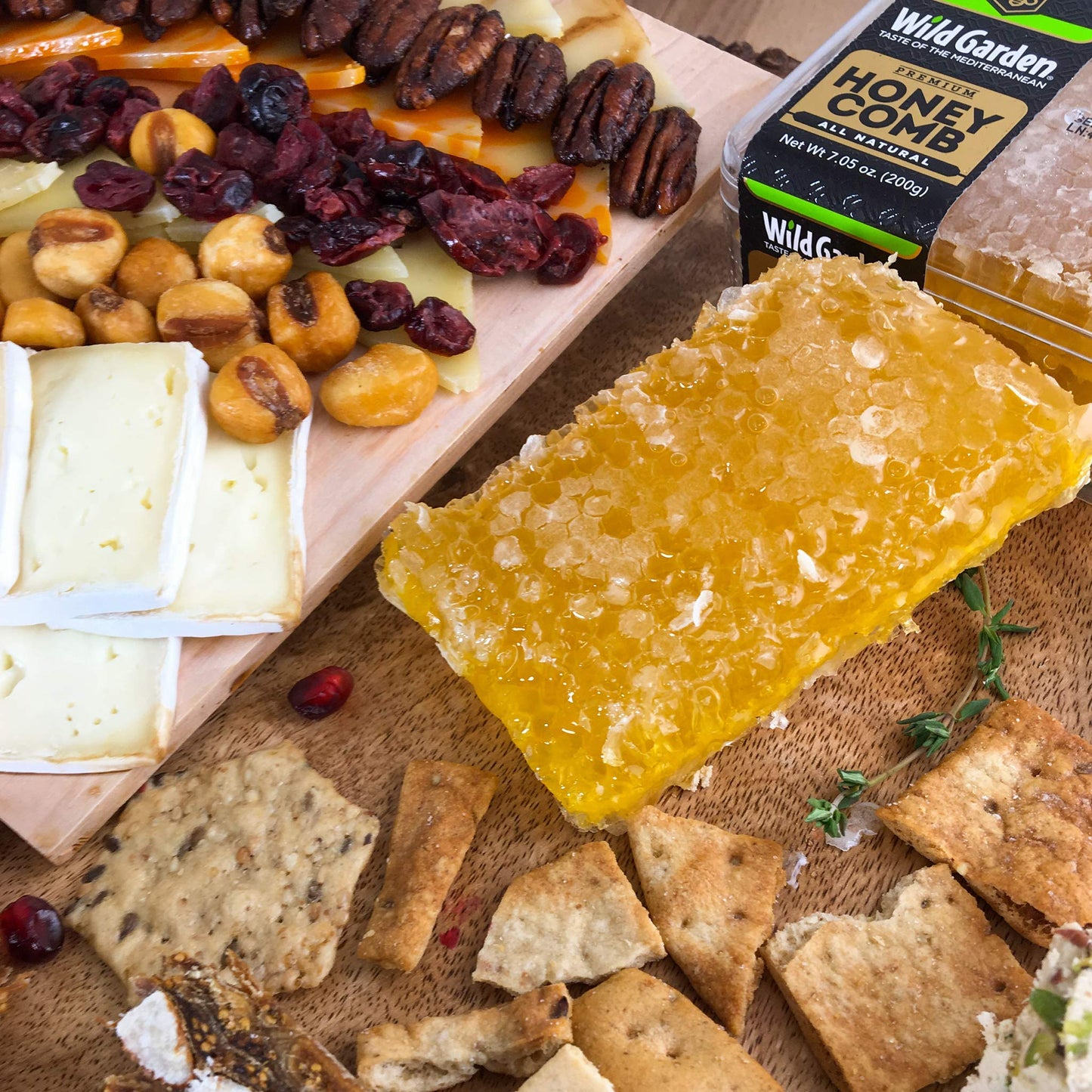 Wild Garden 100% Pure Raw Gourmet Honeycomb, 100% All-Natural, No Additives, No Preservatives, Fresh From The Farm! 7.05 Oz Pack