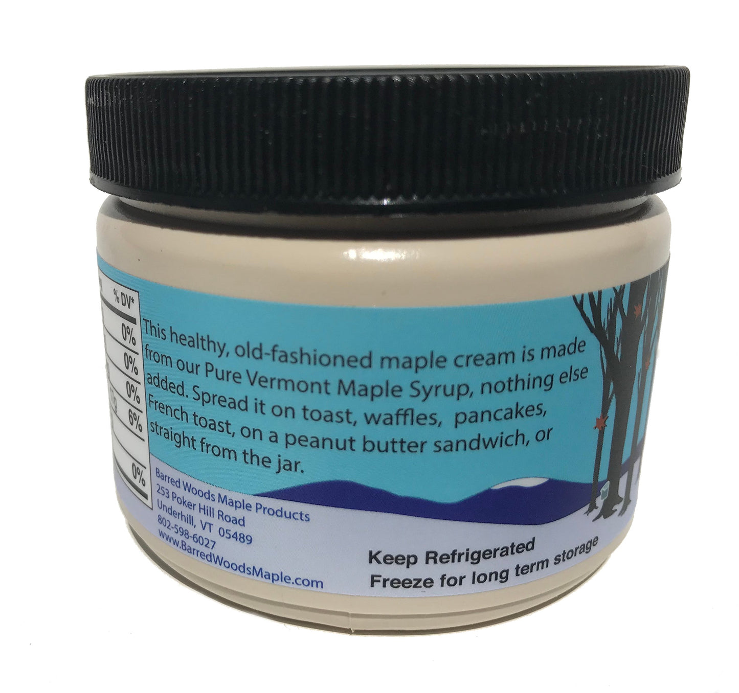 Pure Vermont Maple Cream - Barred Woods Maple Products - Maple Butter