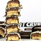 Fitcrunch Full Size Protein Bars, 6-Layer Baked Bar, 8G Of Sugar, Gluten Free & Soft Cake Core (12 Bars, Milk And Cookies)