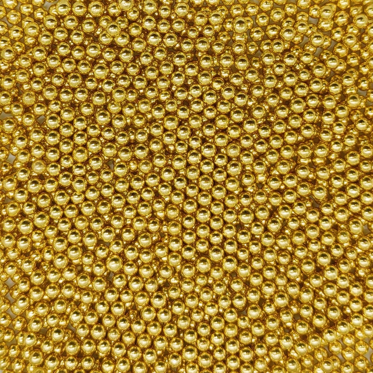 Edible Super Gold Pearl Sugar Sprinkles Candy 4Mm Mini Pearls Cake Decorations Cupcake Toppers Cookie Decorating Perfect For Wed