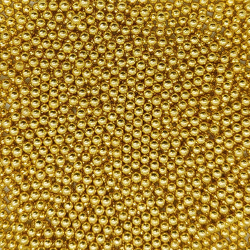Edible Super Gold Pearl Sugar Sprinkles Candy 4Mm Mini Pearls Cake Decorations Cupcake Toppers Cookie Decorating Perfect For Wed