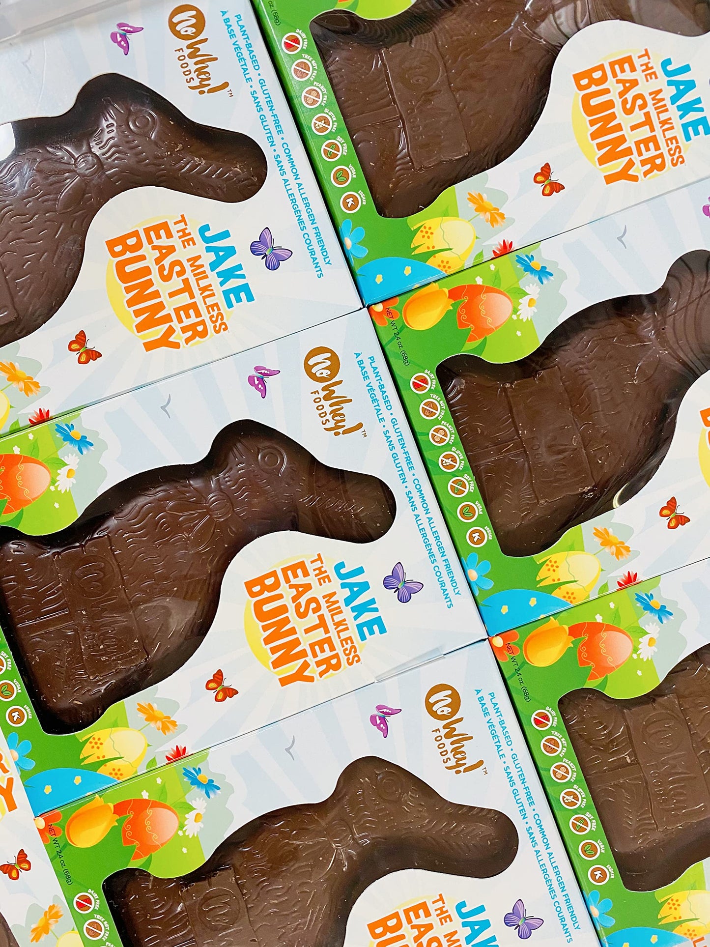Vegan, Gluten Free Jake The Milkless Chocolate Easter Bunny | Allergy Friendly | Dairy Free, Nut Free, Peanut Free, Soy Free, Sesame Free