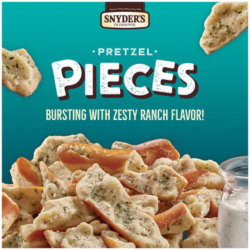 Snyder s of Hanover Pretzel Pieces, Buttermilk Ranch, 11.25 Oz (Pack of 12)