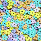 Sentovac Edible Small Flowers Sprinkles for Decorating | Edible Cake Cupcake Topper Decorations |1 Bottle 2.47oz/ 70g | Cake Cup
