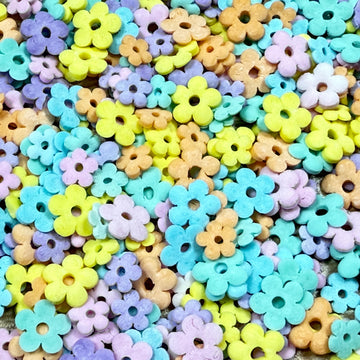 Sentovac Edible Small Flowers Sprinkles for Decorating | Edible Cake Cupcake Topper Decorations |1 Bottle 2.47oz/ 70g | Cake Cup