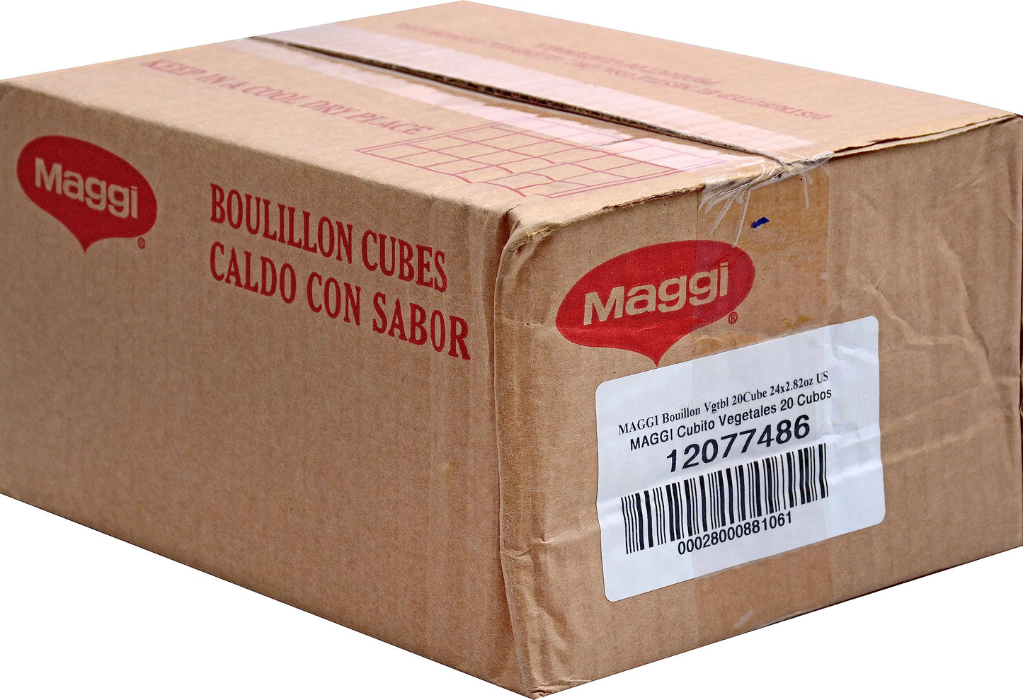 Maggi Vegetable Flavor Bouillon Cubes