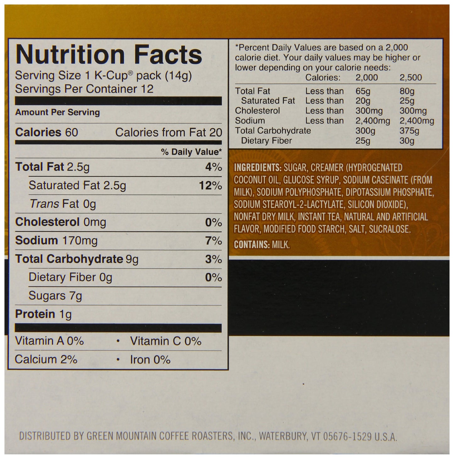 Café Escapes Chai Latte K-Cup Portion Pack for Keurig malt-inspired, 12 Count (Pack of 3)