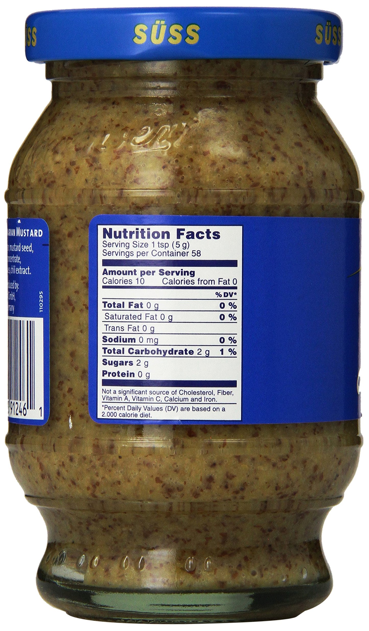 Lowensenf Bavarian Sweet Mustard Jar 10.05 Ounce