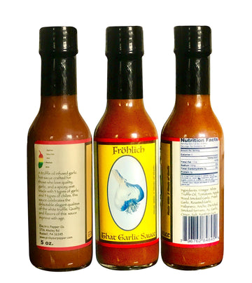 Frohlich Garlic Hot Sauce - Truffle Oil Infused - 5 Ounce (Pack of 1)