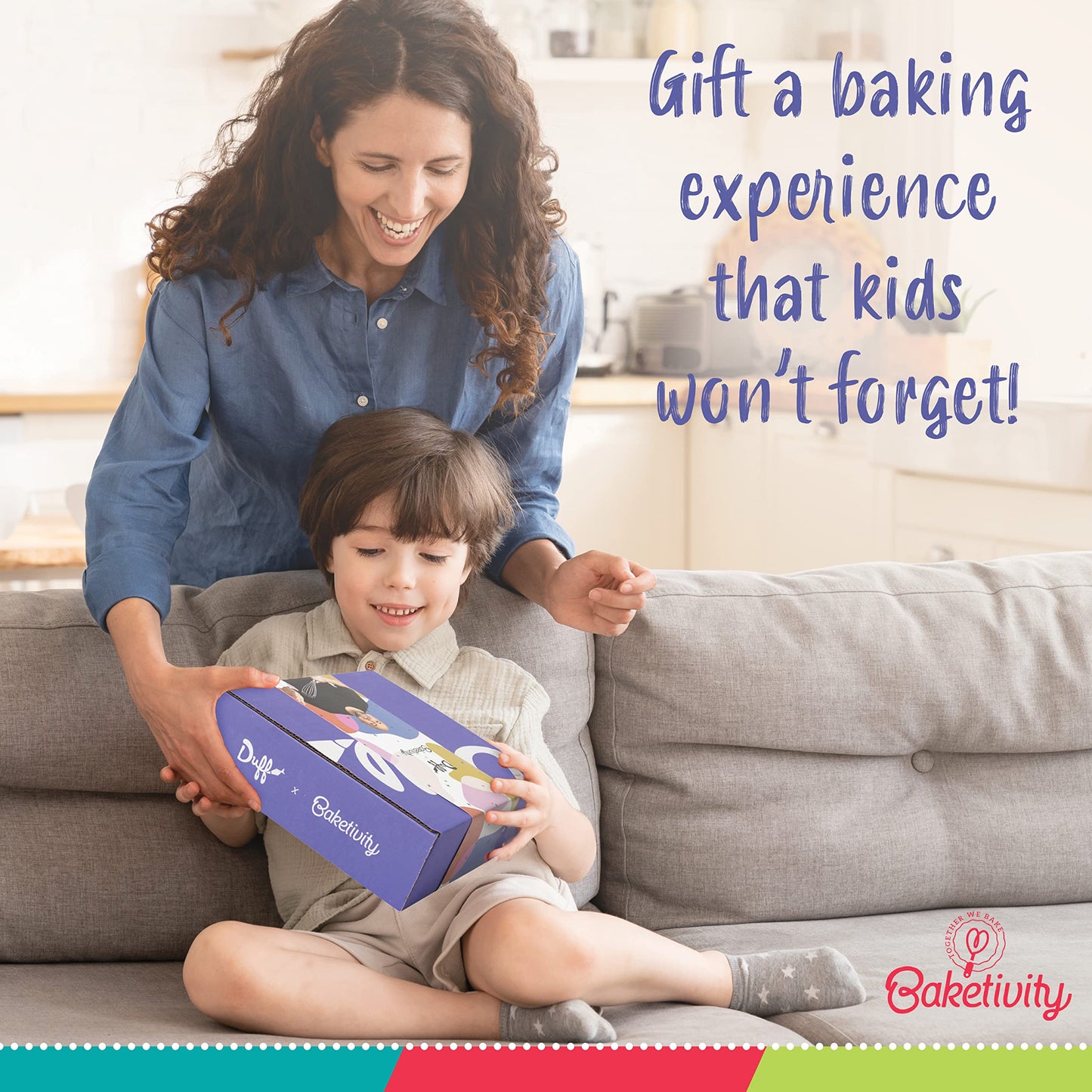 Baketivity Snow Globe Cookies Baking Kit - Duff Goldman Cooking Recipe - Diy Family Fun Cookie Making Kit - Pre Measured Ingredi