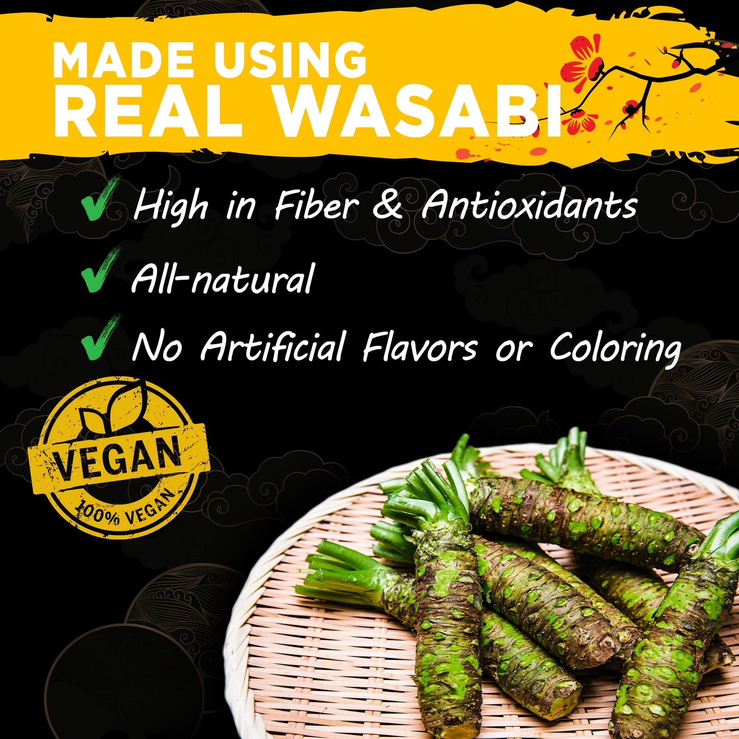 Wasabi O - Authentic Japanese Wasabi Sauce 62G & Wasabi Paste 43G Made With Fresh Real Wasabi - Japanese Organic Real & Fresh Ho