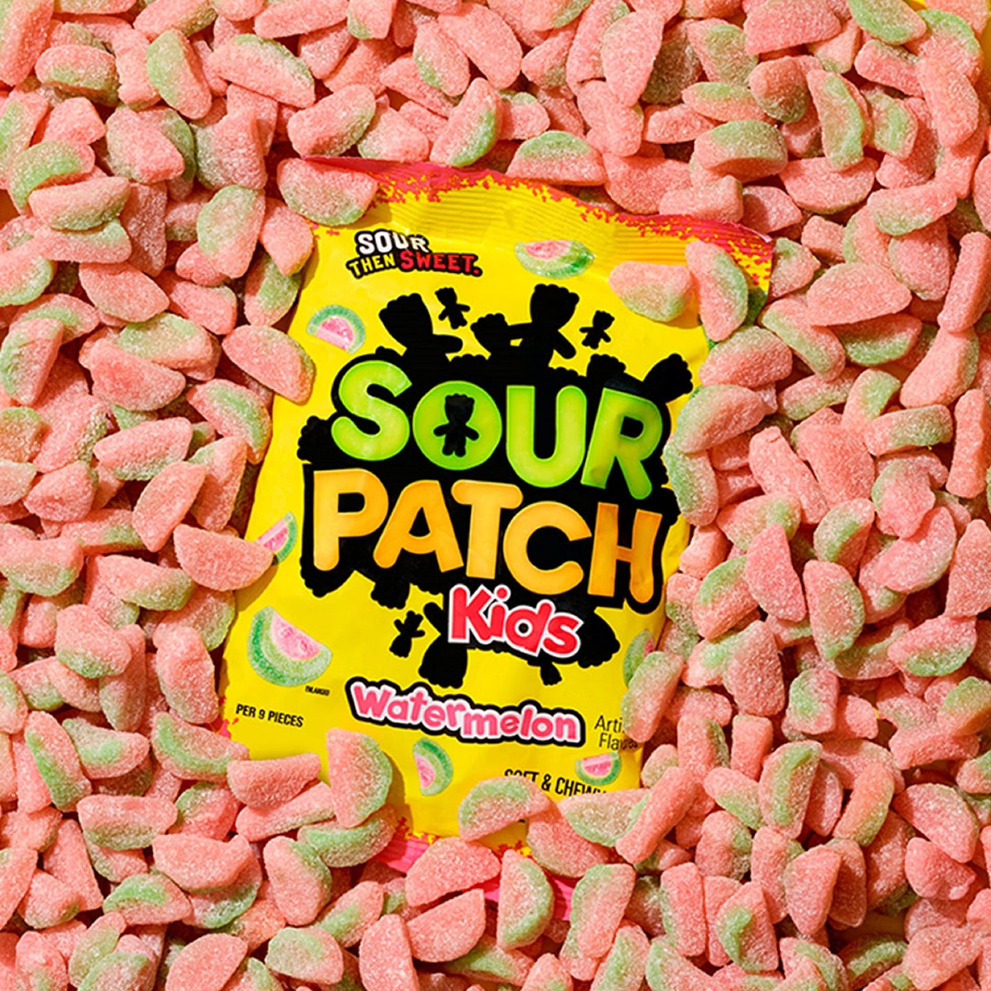 SOUR PATCH KIDS Watermelon Soft & Chewy Candy, 12- 5 oz Bags
