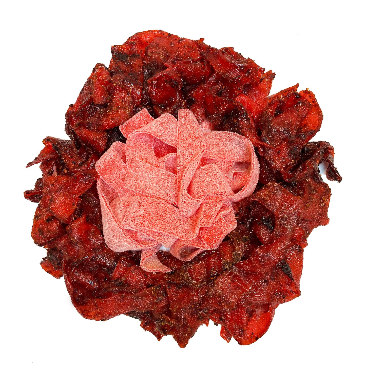 Velvet Sales Chili,Spicy,Sweet And Sour Gummy Belts (Strawberry, 1 Pound)