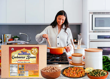 Rani Garbanzo Beans (Kabuli Chana) 400Oz (25Lbs) 11.36Kg Bulk Box ~ All Natural | Vegan | Gluten Friendly | Non-Gmo | Indian Ori