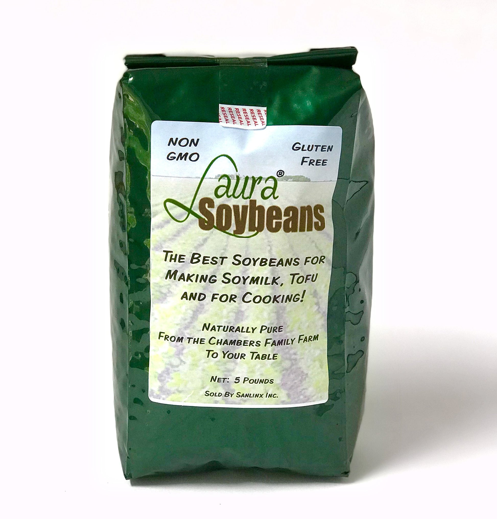 Laura Soybeans, Newest Crop And Non-Gmo - Directly From The Chambers Family Farm In Iowa. Makes Best Soy Milk, Tofu, Or Tempeh.
