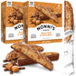 Nonni's Salted Caramel Biscotti Italian Cookies - 2 Boxes - Biscotti Individually Wrapped Cookies - Italian Biscotti Cookies w/R
