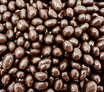Dark Chocolate Covered Crunchy Roasted Peanuts (2 Pound Bag)