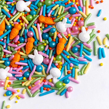 Sweets Indeed Sprinkles, Easter Edible Sprinkle Mix, Spring Bunny Carrots, Perfect For Cake Decorations, Baking, Ice Cream, Cook