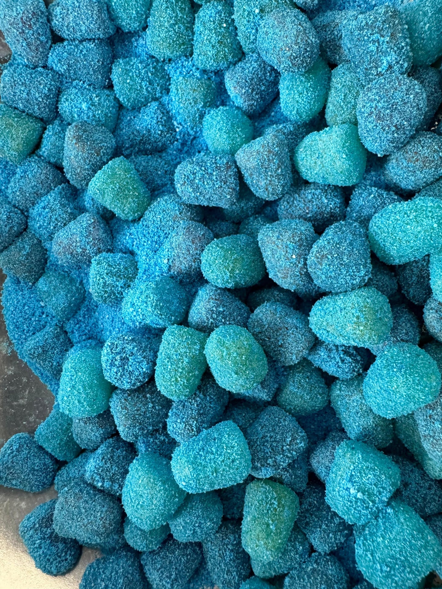 Blue Raspberry Drops Candy | Extremely Sour Chewy Candy | Viral Sour Candy - Blue Razz (1 Lb)