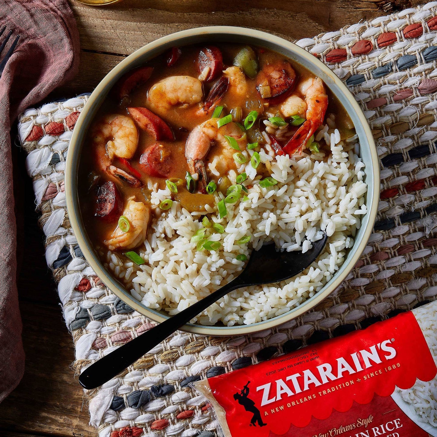 Zatarain'S Enriched Parboiled Long Grain Rice, 5 Lb
