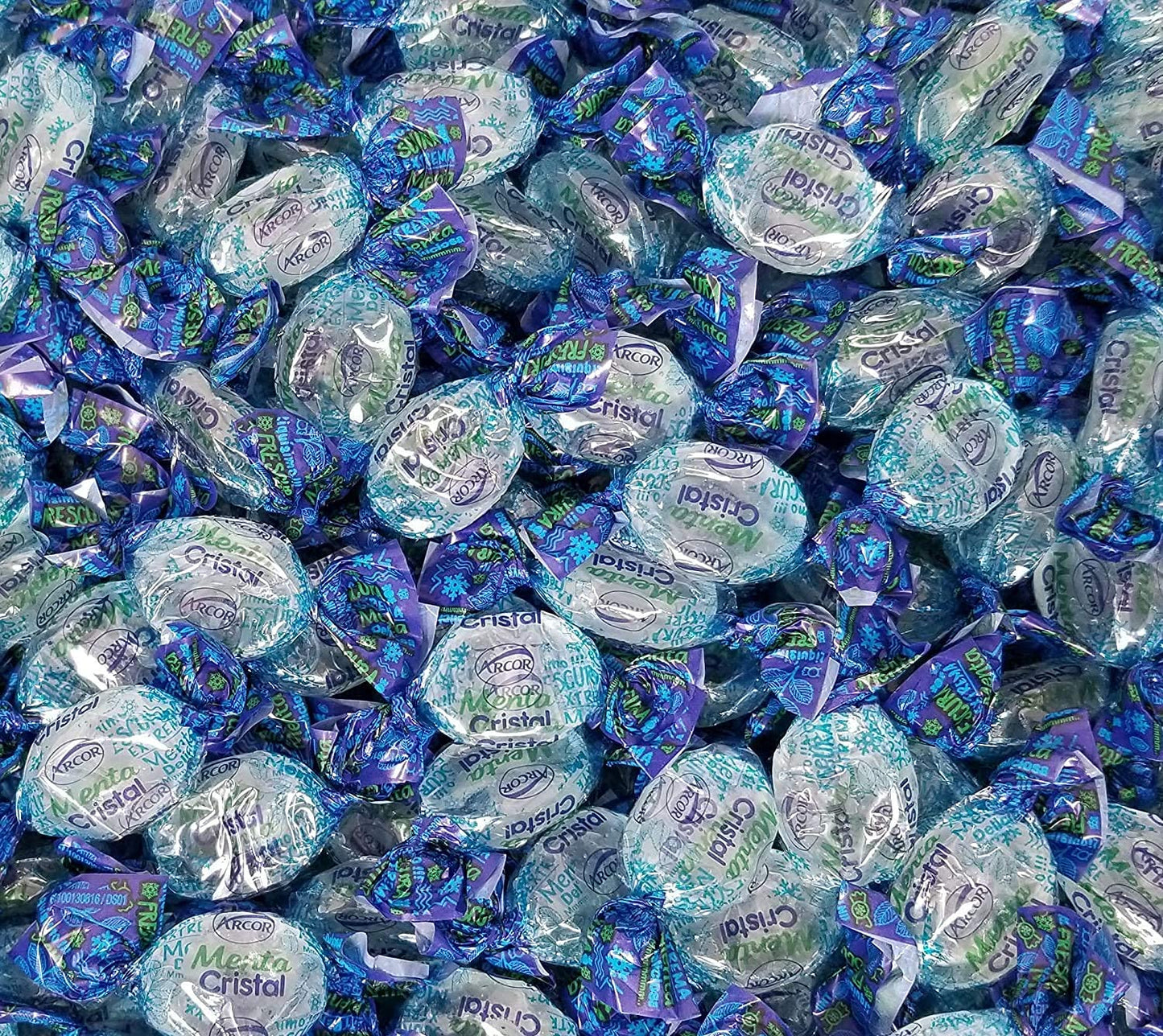 Arcor Crystal Mint Hard Candy - After-Dinner Drops, Bulk 1 Pound, Refreshing And Long-Lasting Pack (16 Ounce) (Crystal Mints) By
