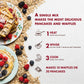 Classique Fare Belgian Waffle Mix - Makes Light And Crisp Waffles, Pancakes, Muffins & Crepes - Works With Waffle Maker - Fast And Fresh Breakfast Foods - 16 Oz Boxes (Pack Of 3)