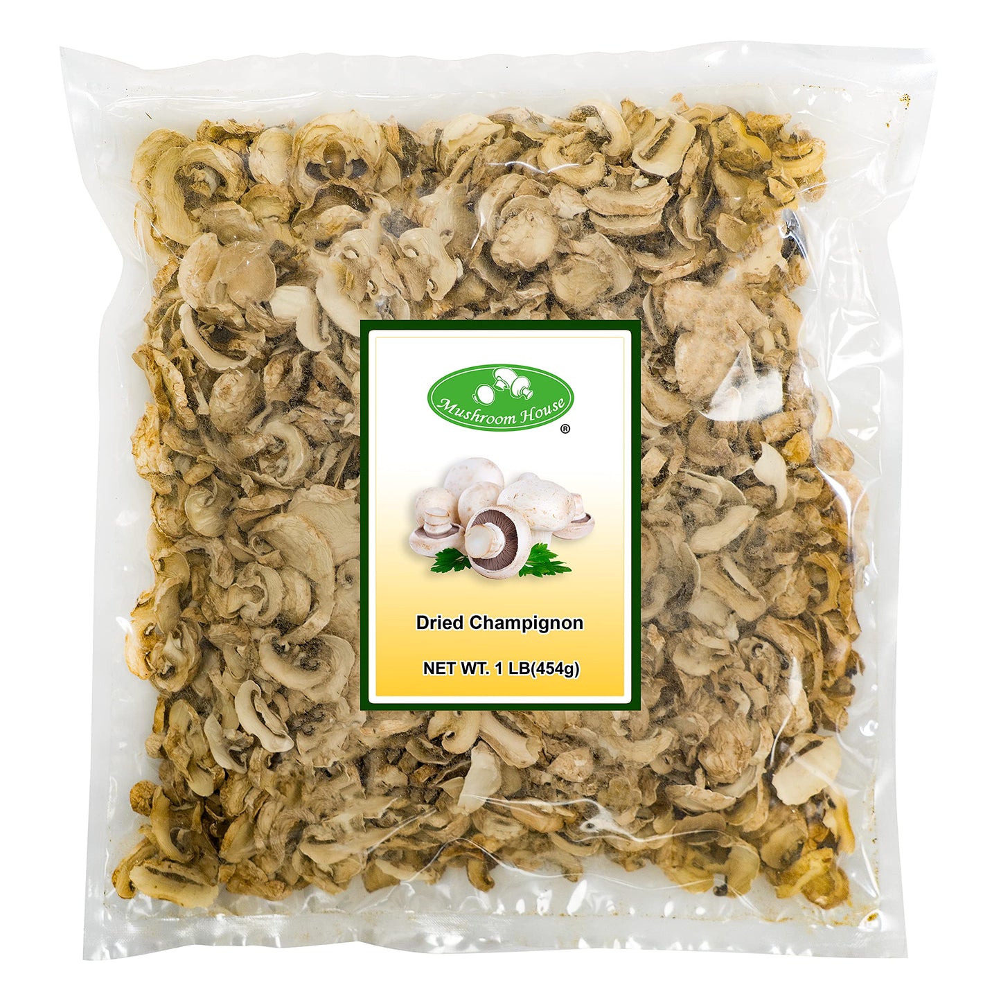Mushroom House Dried Champignon Mushrooms, 1 Pound