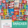 Gift A Snack - Halloween Trick Or Treats Snack Box Variety Pack Care Package + Greeting Card (50 Count) Birthday Sweet Treats Gi